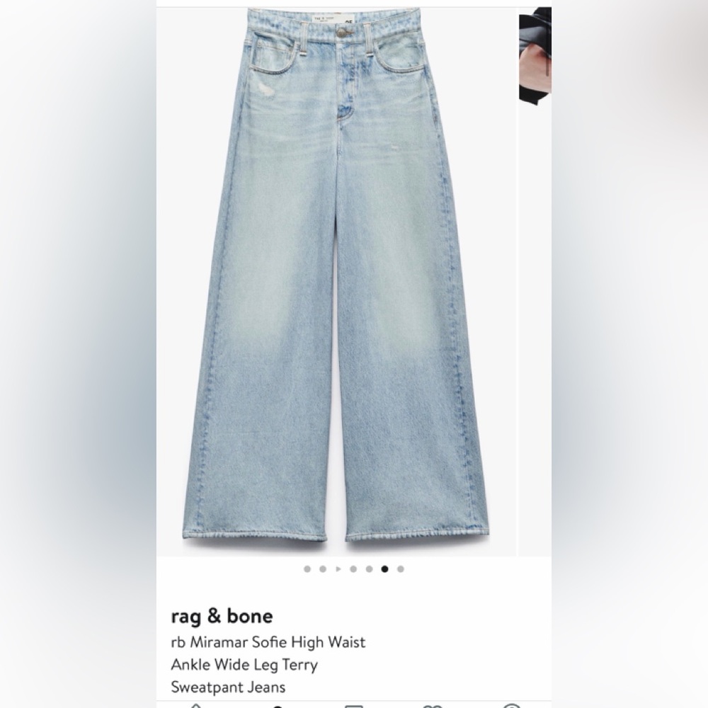 rag & bone Miramar Sofie Wide Leg Jean